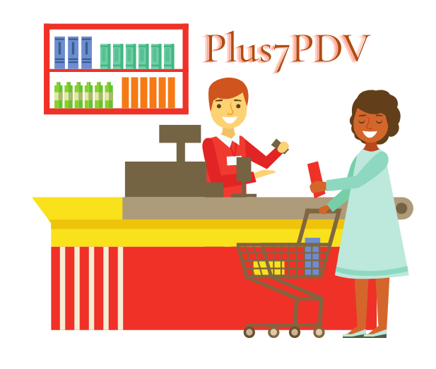 Ilustração de vendas/PDV